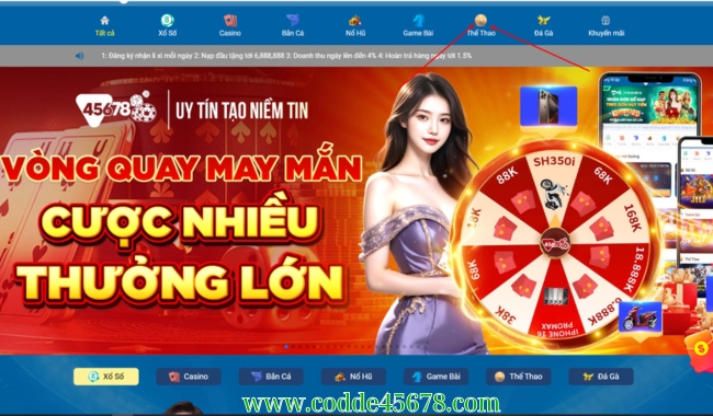 Hướng Dẫn Cách Đặt Cược Thể Thao Tại 45678 – Trải Nghiệm Cá Cược Hấp Dẫn và Chuyên Nghiệp